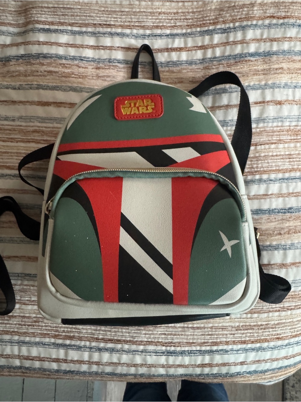 Star Wars Green, Red and White Boba Fett Mini Backpack